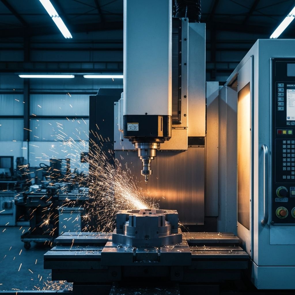 CNC machining workshop